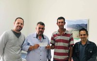 Câmara Municipal realizou em (15/07) a devolução de um cheque de R$150.000,00 aos cofres públicos.