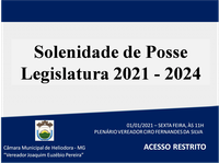 SOLENIDADE DE POSSE  