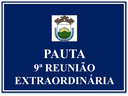 9ª REUNIÃO EXTRAORDINÁRIA DA 2ª SESSÃO LEGISLATIVA DA 19ª LEGISLATURA