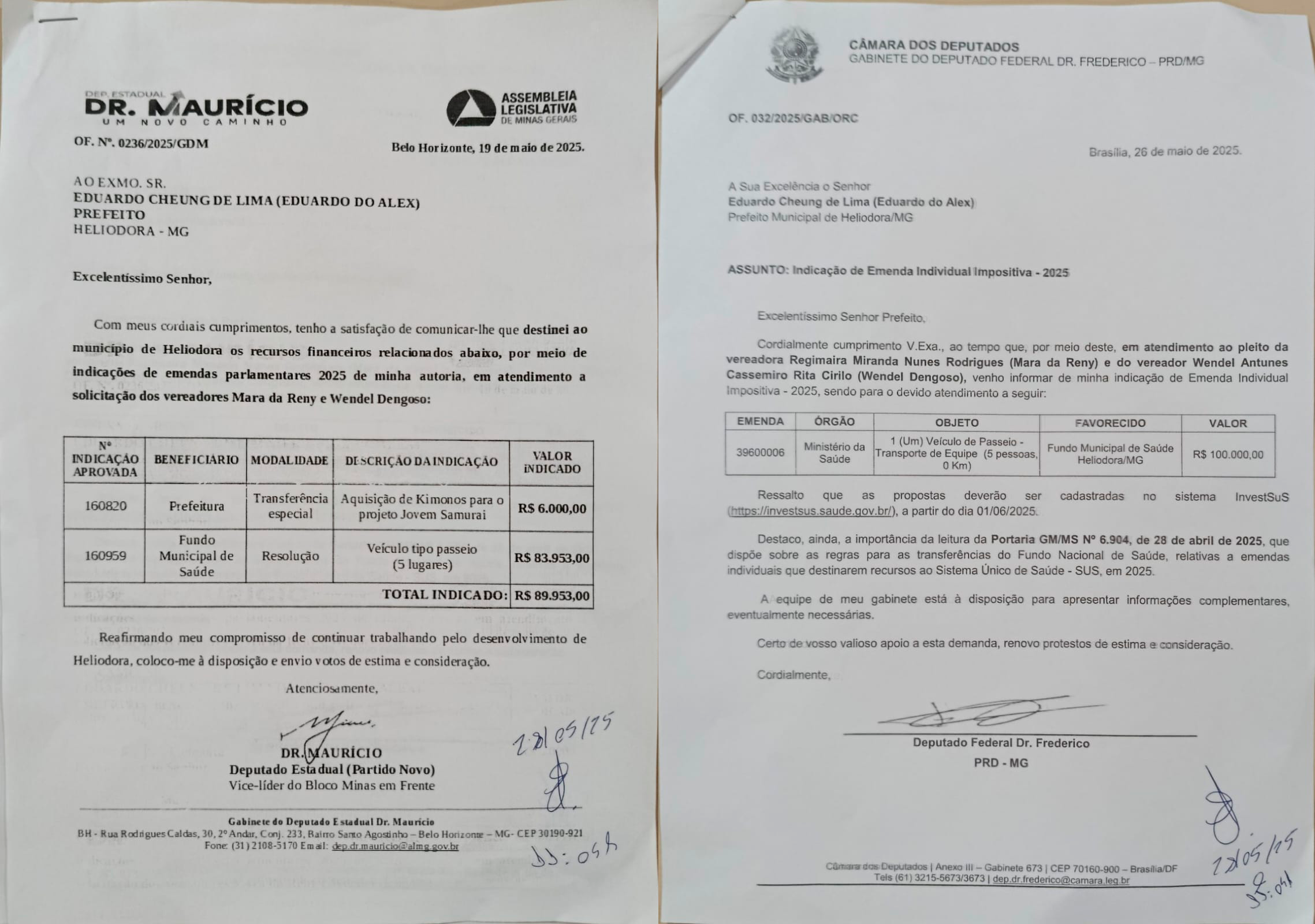 Emendas Parlamentares para o Setor da Saúde