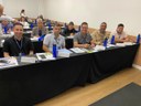 Vereadores de Heliodora participam de curso de capacitação: Lei Orgânica e Regimento Interno.