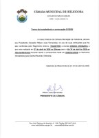 Termo de transferência e convocação 01/2026